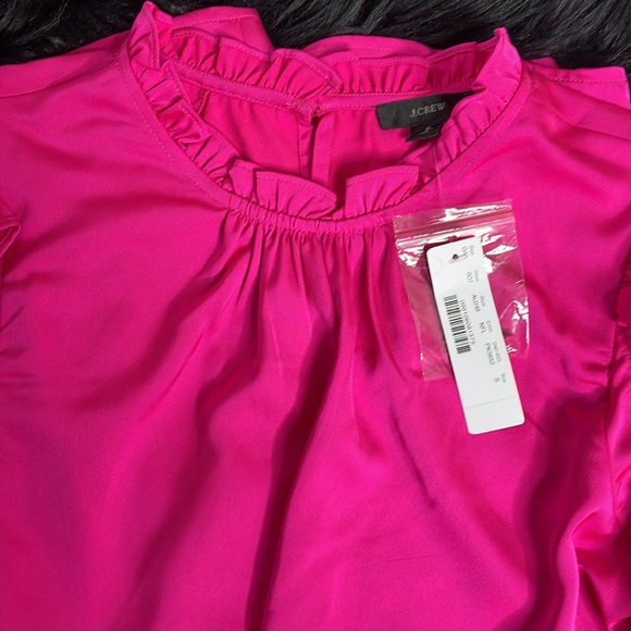 JCREW RUFFLE SLEEVE TOP - Picture 5 of 6